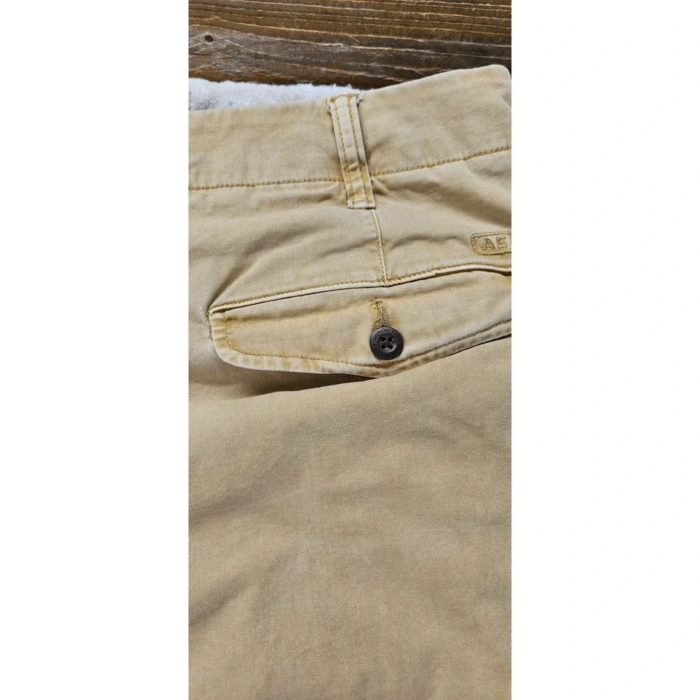 American Eagle Mens Next Level Flex Khaki Chino Pants Tan 38x34 - Picture 11 of 13